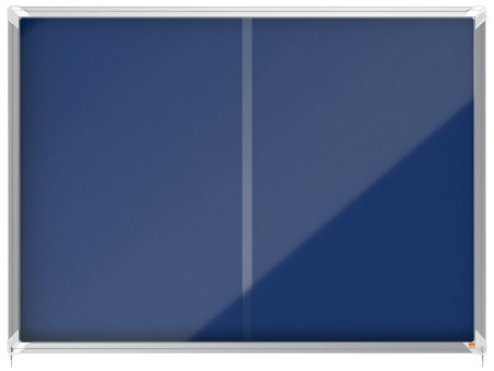 nobo Vitrine d'affichage Premium Plus, en feutre, 18x A4