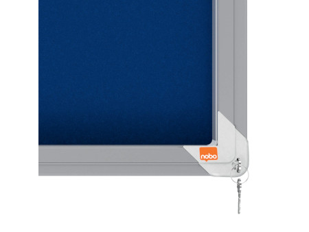 nobo Vitrine d'affichage Premium Plus, en feutre, 18x A4