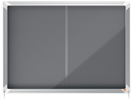 nobo Vitrine d'affichage Premium Plus, en feutre, 8x A4