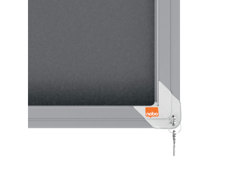 nobo Vitrine d'affichage Premium Plus, en feutre, 12x A4