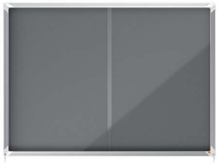 nobo Vitrine d'affichage Premium Plus, en feutre, 18x A4