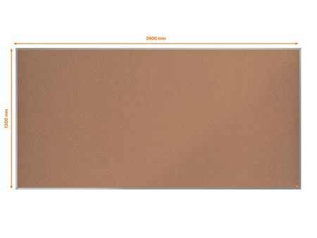 nobo Tableau d'affichage Essence, liège, (L)2400 x (H)1200mm