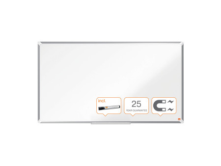nobo Tableau blanc mural Premium Plus Emaille Widescreen,55'