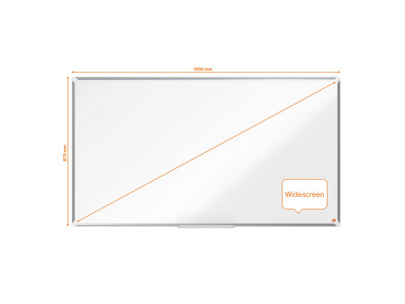 nobo Tableau blanc mural Premium Plus Emaille Widescreen,70'