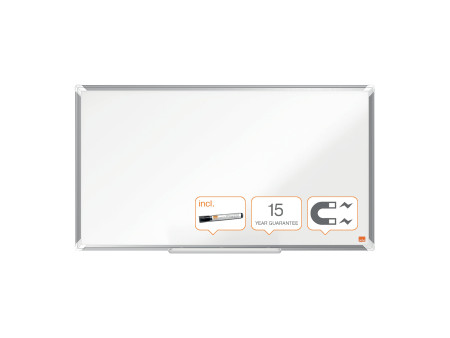 nobo Tableau blanc mural Premium Plus Stahl Widescreen, 40'