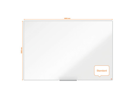nobo Tableau blanc mural Impression Pro Steel, (L)1.800 x