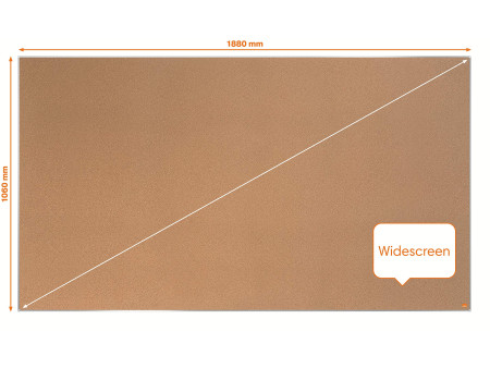 nobo Tableau d'affichage Impression Pro Widescreen, 85'
