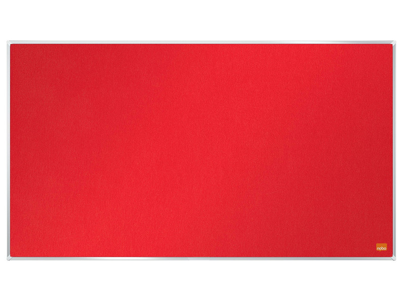 nobo Tableau d'affichage Impression Pro Widescreen, rouge