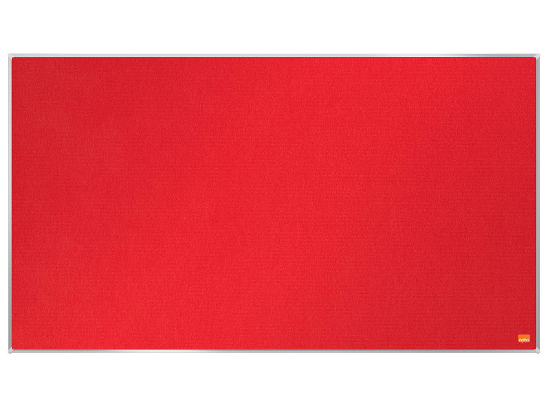 nobo Tableau d'affichage Impression Pro Widescreen, rouge