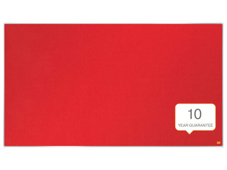 nobo Tableau d'affichage Impression Pro Widescreen, rouge