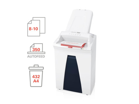 HSM Destructeur de documents SECURIO AF350, 1,9 x 15 mm