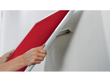 nobo Tableau d'affichage Impression Pro Widescreen, rouge