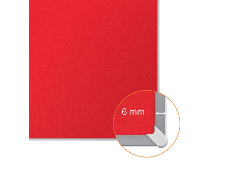 nobo Tableau d'affichage Impression Pro Widescreen, rouge