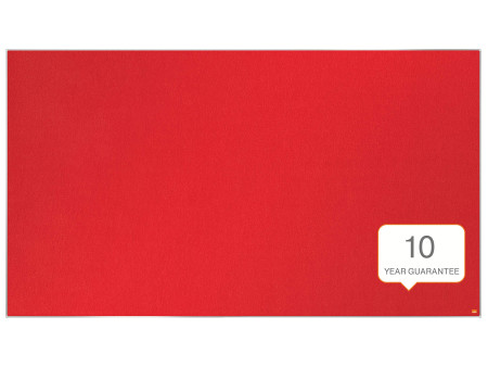 nobo Tableau d'affichage Impression Pro Widescreen, rouge