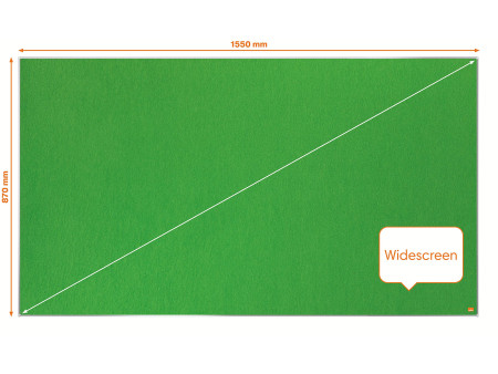 nobo Tableau d'affichage Impression Pro Widescreen, vert