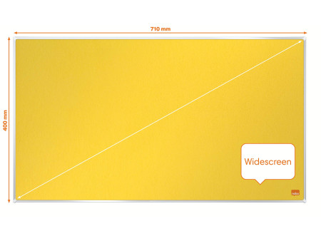 nobo Tableau d'affichage Impression Pro Widescreen, gris