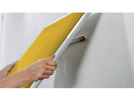 nobo Tableau d'affichage Impression Pro Widescreen, jaune