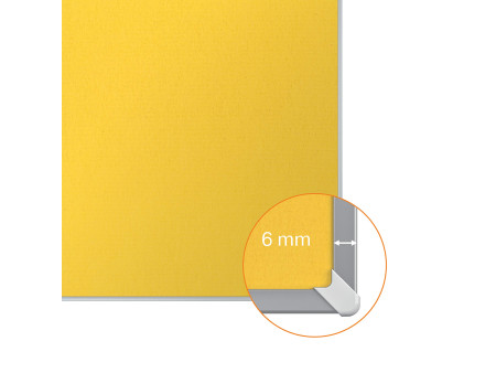 nobo Tableau d'affichage Impression Pro Widescreen, jaune