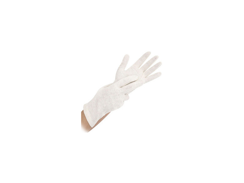 HYGONORM Gant en coton Nature, M, naturel
