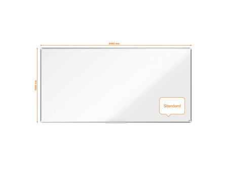 nobo Tableau blanc mural Premium Plus Melamin, (L)2.400 x