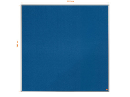 nobo Tableau d'affichage Essence, (L)1200 x (H)1200 mm, bleu