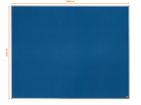 nobo Tableau d'affichage Essence, (L)1500 x (H)1200 mm, bleu