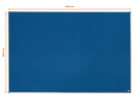 nobo Tableau d'affichage Essence, (L)1500 x (H)1000 mm, bleu
