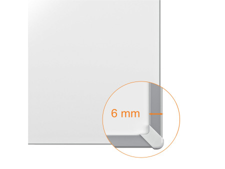 nobo Tableau blanc mural Impression Pro Emaille, (L)600 x