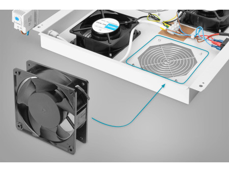 DIGITUS Ventilateur pour module de toit, 120 mm