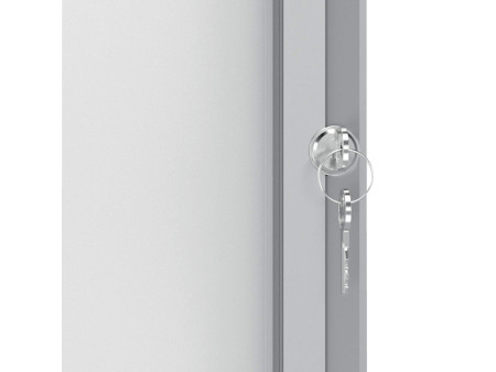 nobo Vitrine d'affichage Premium Plus, fond en métal, 8x A4