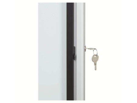 nobo Vitrine d'affichage Premium Plus, fond en métal, 9x A4