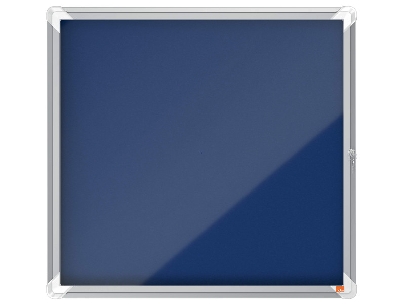 nobo Vitrine d'affichage Premium Plus, feutre, 6x A4, bleu