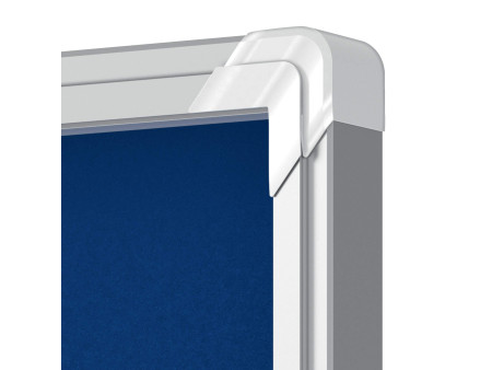 nobo Vitrine d'affichage Premium Plus, feutre, 6x A4, bleu