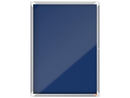 nobo Vitrine d'affichage Premium Plus, feutre, 9x A4, bleu