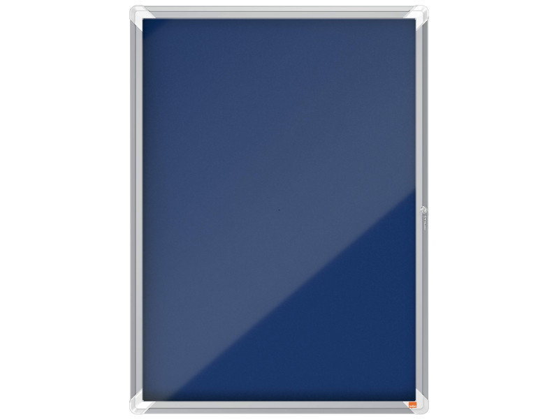 nobo Vitrine d'affichage Premium Plus, feutre, 9x A4, bleu