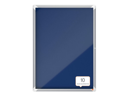 nobo Vitrine d'affichage Premium Plus, feutre, 9x A4, bleu