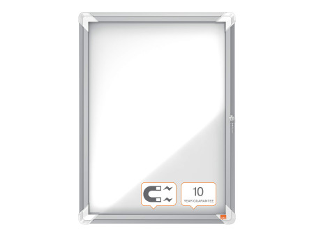 nobo Vitrine d'affichage Premium Plus, fond en métal, 4x A4