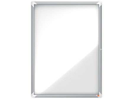 nobo Vitrine d'affichage Premium Plus, fond en métal, 9x A4