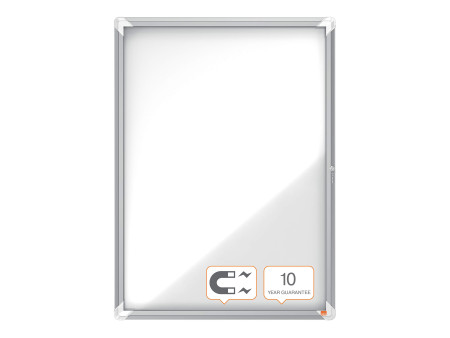 nobo Vitrine d'affichage Premium Plus, fond en métal, 9x A4