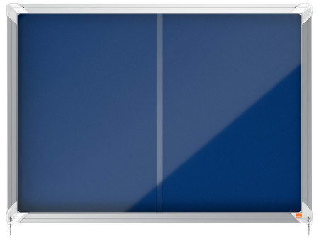 nobo Vitrine d'affichage Premium Plus, en feutre, 8x A4