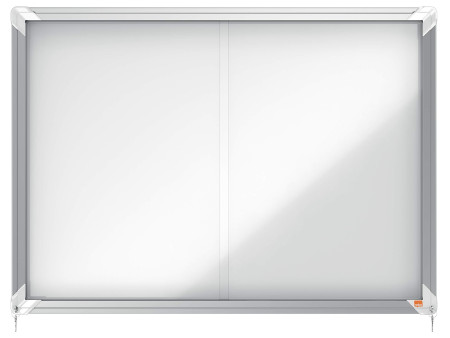 nobo Vitrine, porte coulissante, surface d'affichage en