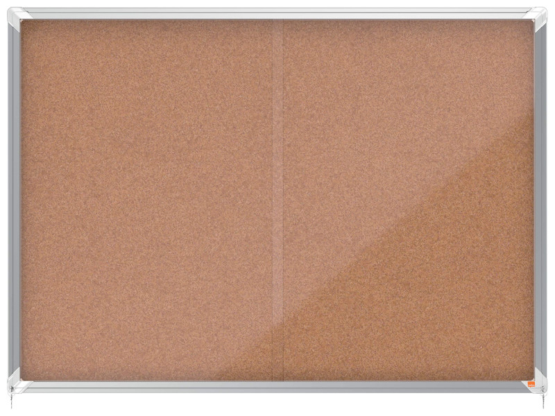 nobo Vitrine d'affichage Premium Plus, fond en liège, 18x A4