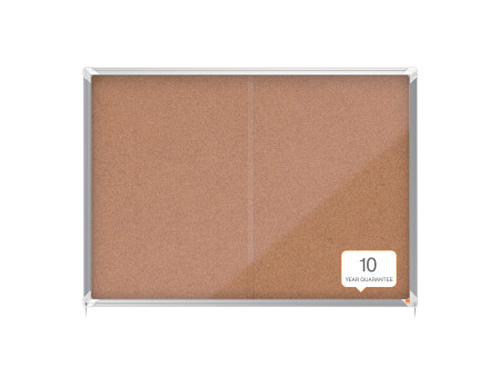 nobo Vitrine d'affichage Premium Plus, fond en liège, 18x A4