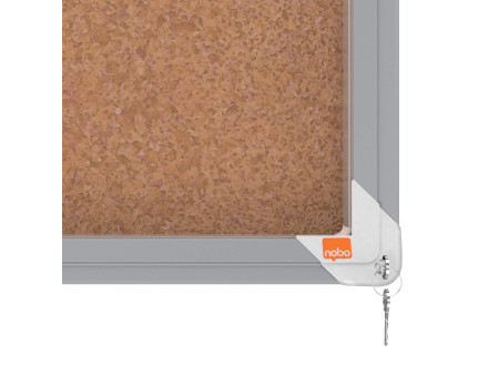 nobo Vitrine d'affichage Premium Plus, fond en liège, 18x A4