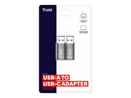 TRUST Pack de 2 adaptateurs USB-C vers