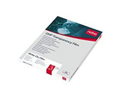 nobo Film transparent pour retro-projecteur, A4, 120 microns