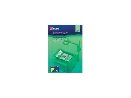 nobo Film transparent pour retro-projecteur, A4, 120 microns