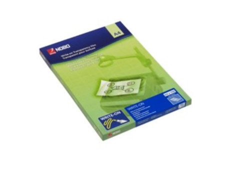 nobo Film transparent pour retro-projecteur, A4, 120 microns