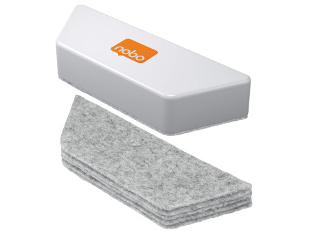 nobo Effaceur magnétique pour tableau blanc, blanc