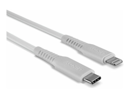 LINDY 3m USB C to Lightning Cable White